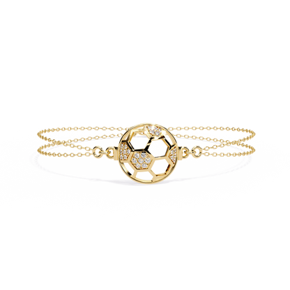Vintage Circle Shape Round Cut Diamond Elegant Dainty Minimalist Statement Daily Wear Cuff Bracelet For Her - HIGHCARAT DIAMONDS
