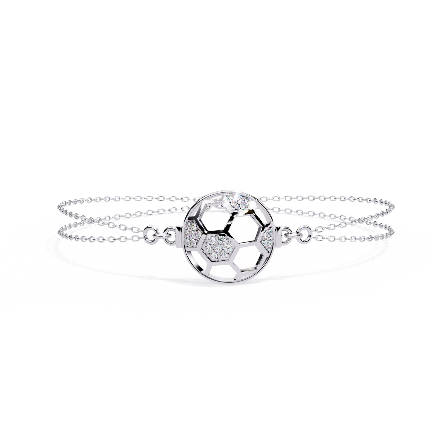 Vintage Circle Shape Round Cut Diamond Elegant Dainty Minimalist Statement Daily Wear Cuff Bracelet For Her - HIGHCARAT DIAMONDS
