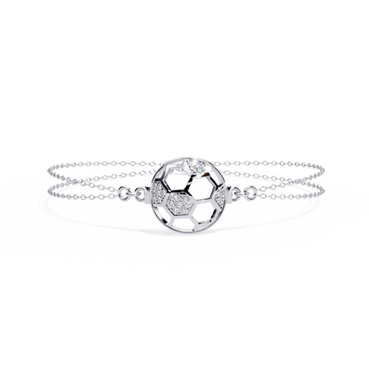 Vintage Circle Shape Round Cut Diamond Elegant Dainty Minimalist Statement Daily Wear Cuff Bracelet For Her - HIGHCARAT DIAMONDS