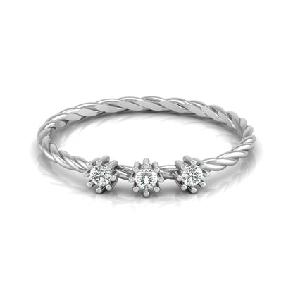 Vintage Inspired Round Labgrown Diamond Wedding Ring Personalized Diamond Ring Gift For Anniversary - HIGHCARAT DIAMONDS