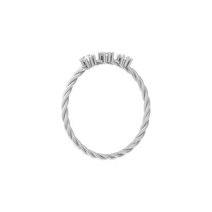 Vintage Inspired Round Labgrown Diamond Wedding Ring Personalized Diamond Ring Gift For Anniversary - HIGHCARAT DIAMONDS