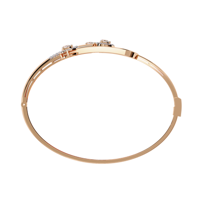 Vintage Pear And Round Cut High Quality Diamond Antique Statement Halo Style  Perfect Bangle For Her - HIGHCARAT DIAMONDS