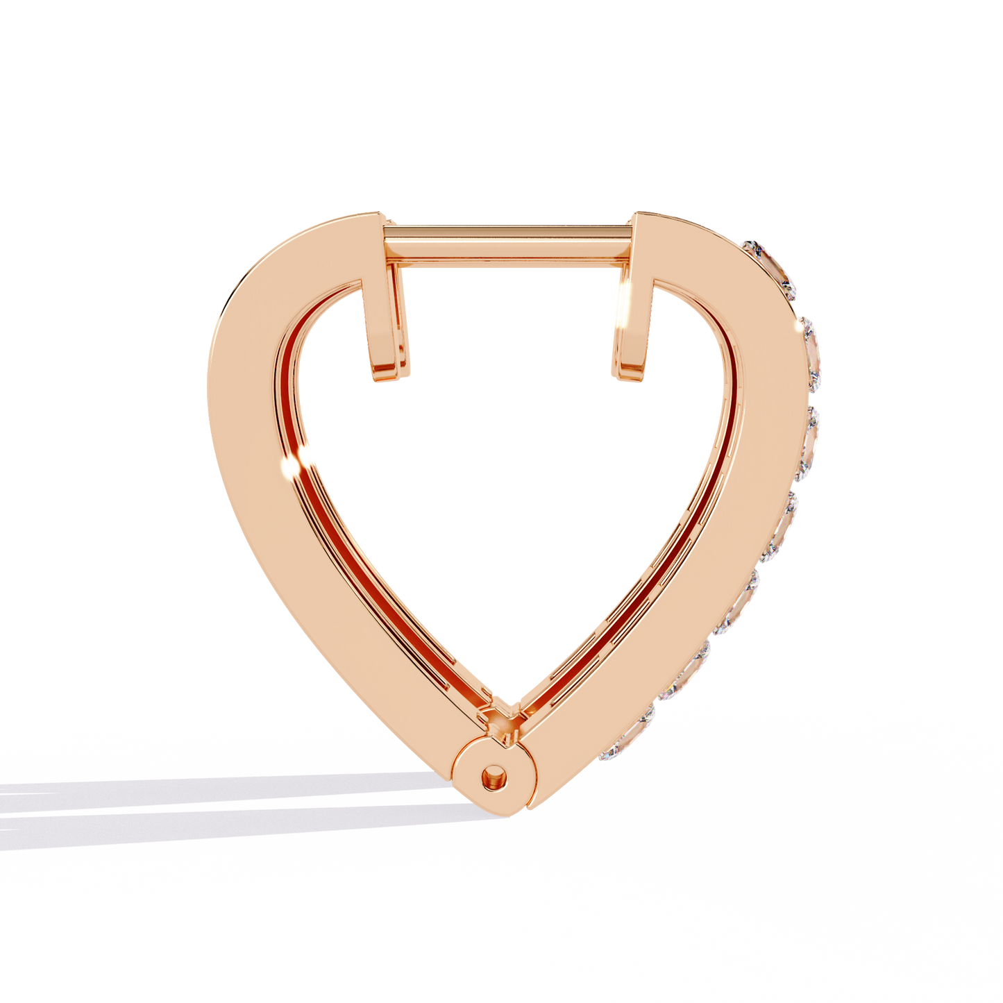 Vintage Princess Cut Top Grade Diamond Elegant Minimalist Stunning Handmade Hoop Party Wear Earring For Her - HIGHCARAT DIAMONDS
