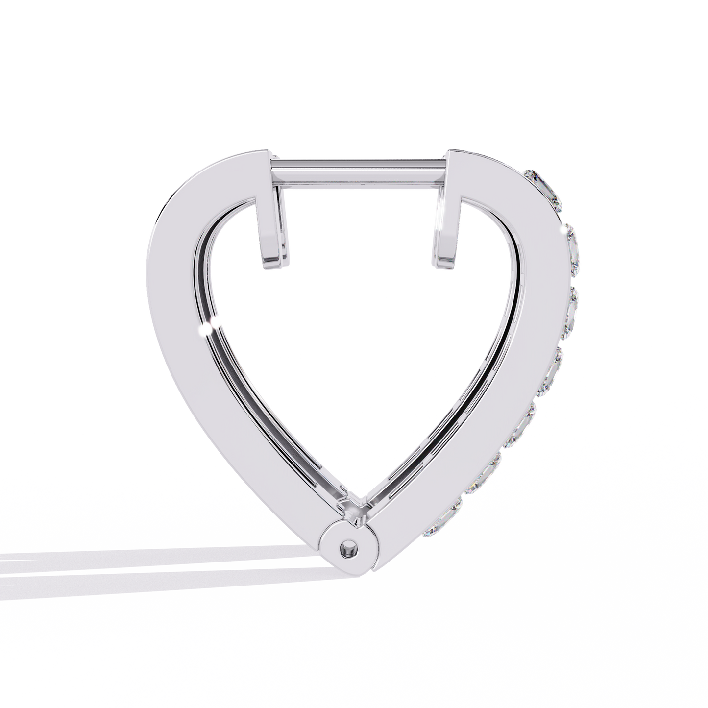 Vintage Princess Cut Top Grade Diamond Elegant Minimalist Stunning Handmade Hoop Party Wear Earring For Her - HIGHCARAT DIAMONDS