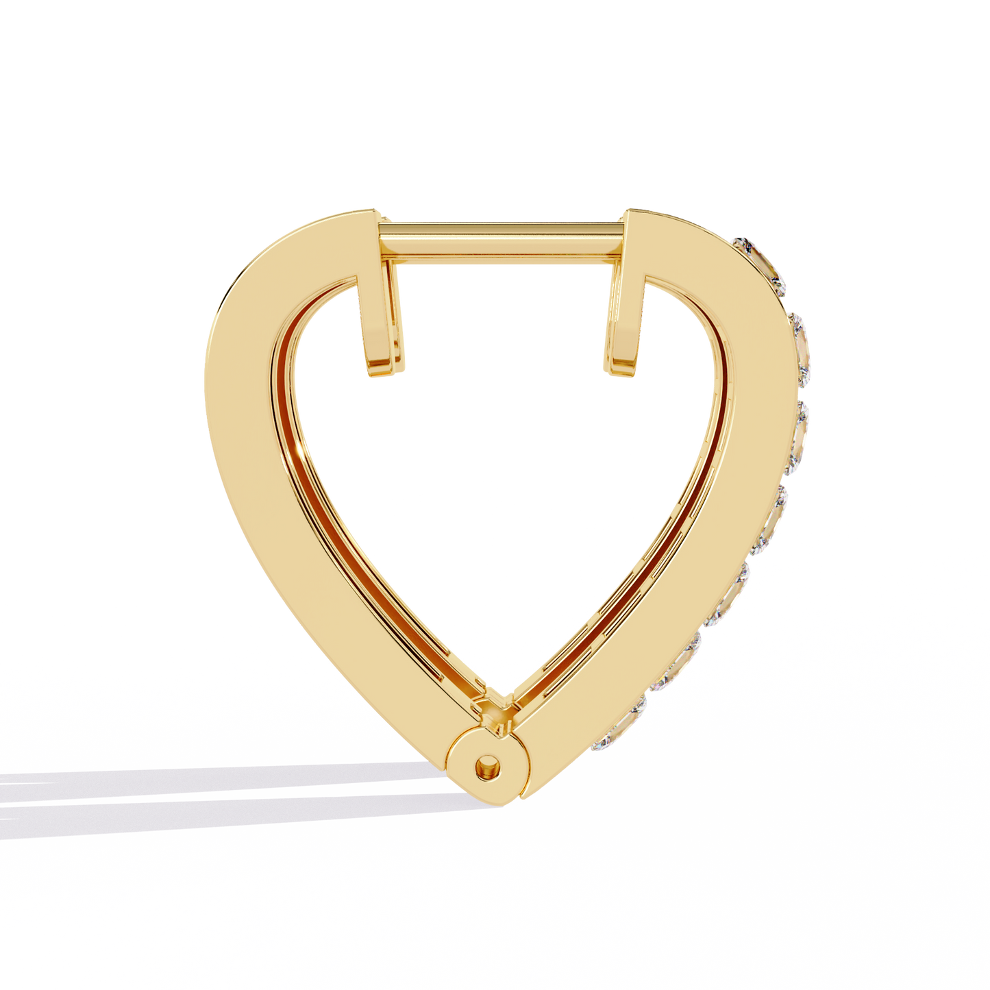 Vintage Princess Cut Top Grade Diamond Elegant Minimalist Stunning Handmade Hoop Party Wear Earring For Her - HIGHCARAT DIAMONDS