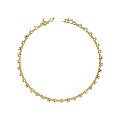 Vintage Round Cut High Quality Diamond Antique Stackable Handmade Sparkling Tennis Bracelet Gift For Women's - HIGHCARAT DIAMONDS