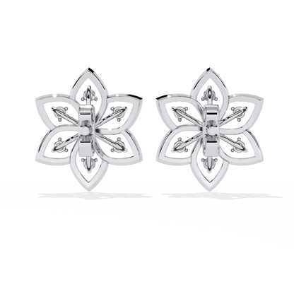 Vintage Round Cut Top Grade Diamond Unique Art Deco Dainty Party Wear Stud Earring For Women - HIGHCARAT DIAMONDS