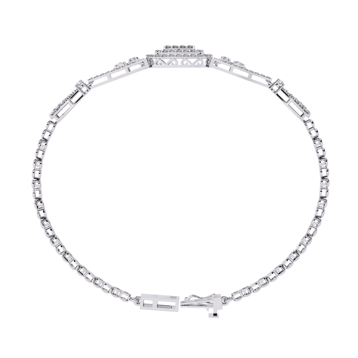 Vintage 1.07Ct Round Cut Lab Grown Diamond Antique Minimalist Perfect  Sparkling Bridesmaid Cuff Bracelet - HIGHCARAT DIAMONDS