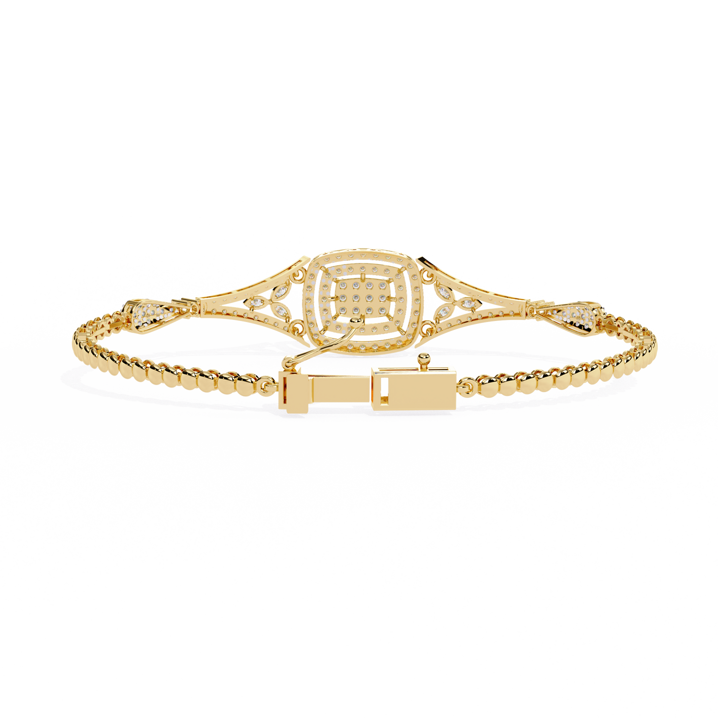 Vintage 1.07Ct Round Cut Lab Grown Diamond Antique Minimalist Perfect  Sparkling Bridesmaid Cuff Bracelet - HIGHCARAT DIAMONDS