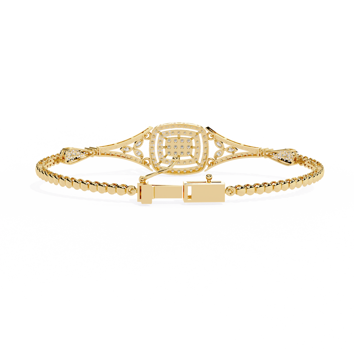 Vintage 1.07Ct Round Cut Lab Grown Diamond Antique Minimalist Perfect  Sparkling Bridesmaid Cuff Bracelet - HIGHCARAT DIAMONDS
