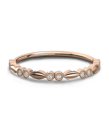 Vintage Style Round Diamond Eternity Band Unique & Charming For Women's - HIGHCARAT DIAMONDS