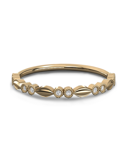 Vintage Style Round Diamond Eternity Band Unique & Charming For Women's - HIGHCARAT DIAMONDS