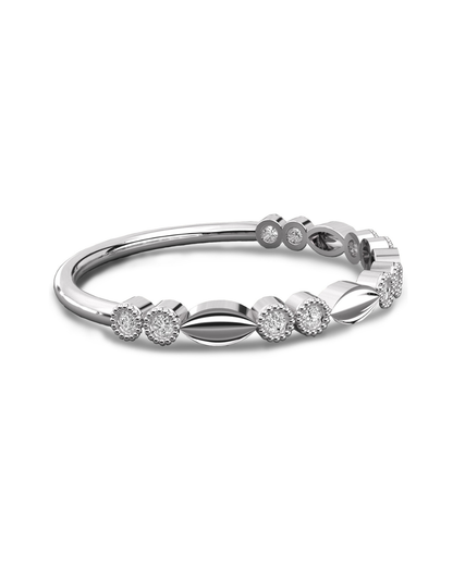 Vintage Style Round Diamond Eternity Band Unique & Charming For Women's - HIGHCARAT DIAMONDS