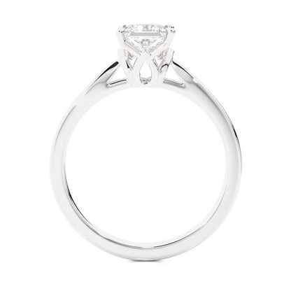 Princess Cut Lab Diamond Wedding Ring