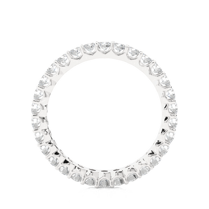 1.20 Ct Round Shaped Colorless Lab Grown & Natural Diamond Eternity Band Ring  For Wedding And Also Using Wear Using Unisex