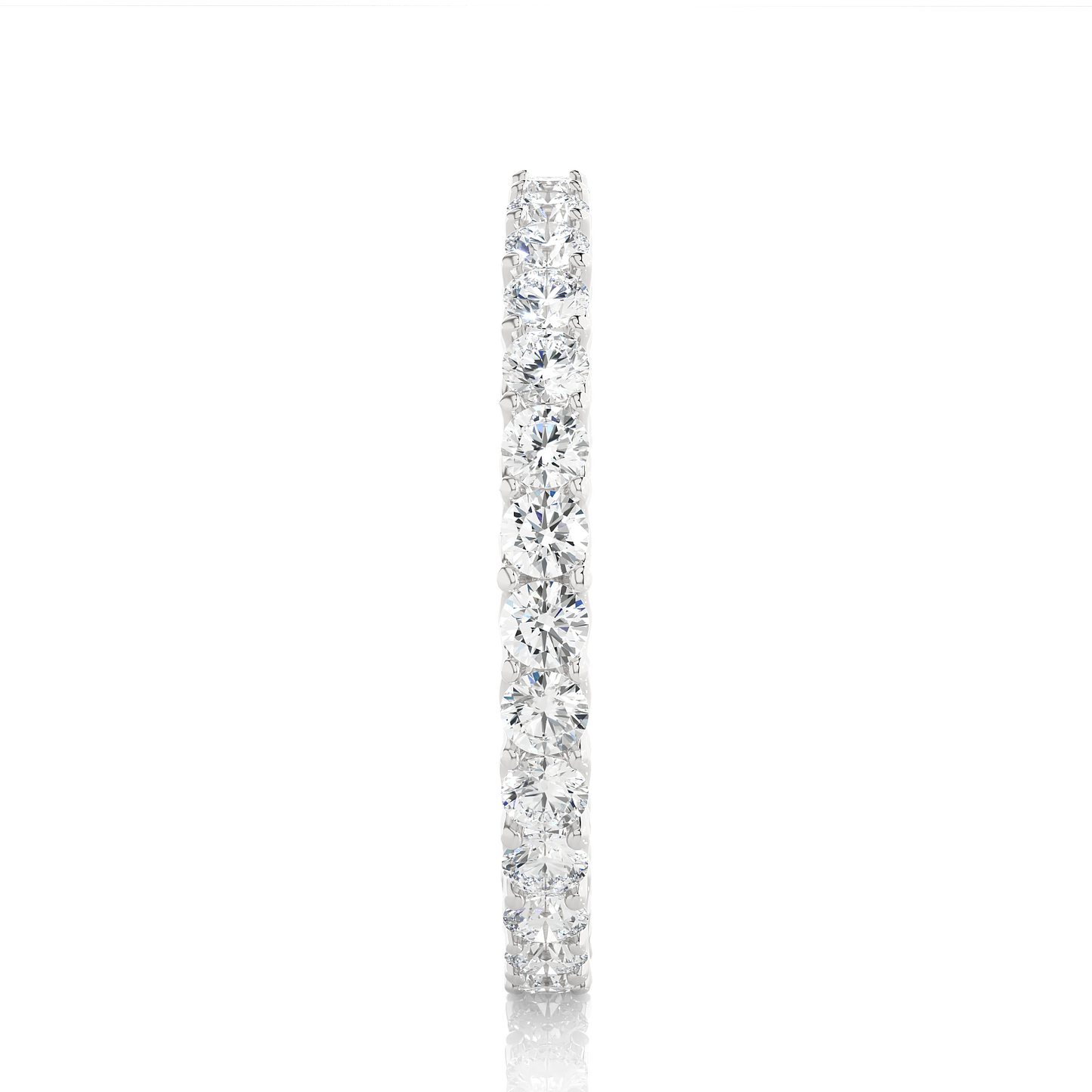 1.20 Ct Round Shaped Colorless Lab Grown & Natural Diamond Eternity Band Ring  For Wedding And Also Using Wear Using Unisex