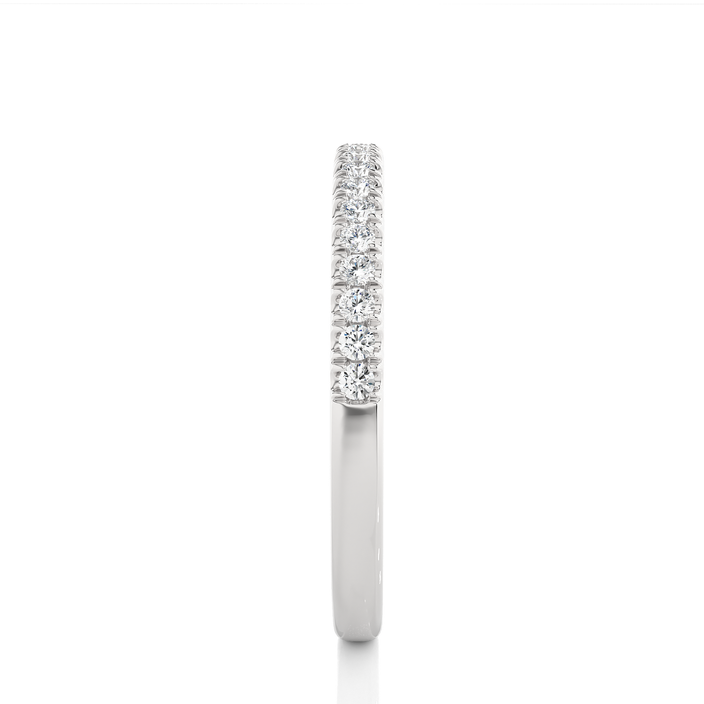 Full Eternity Wedding Band With Round Labgrown Diamonds Classic And Timeless Design
