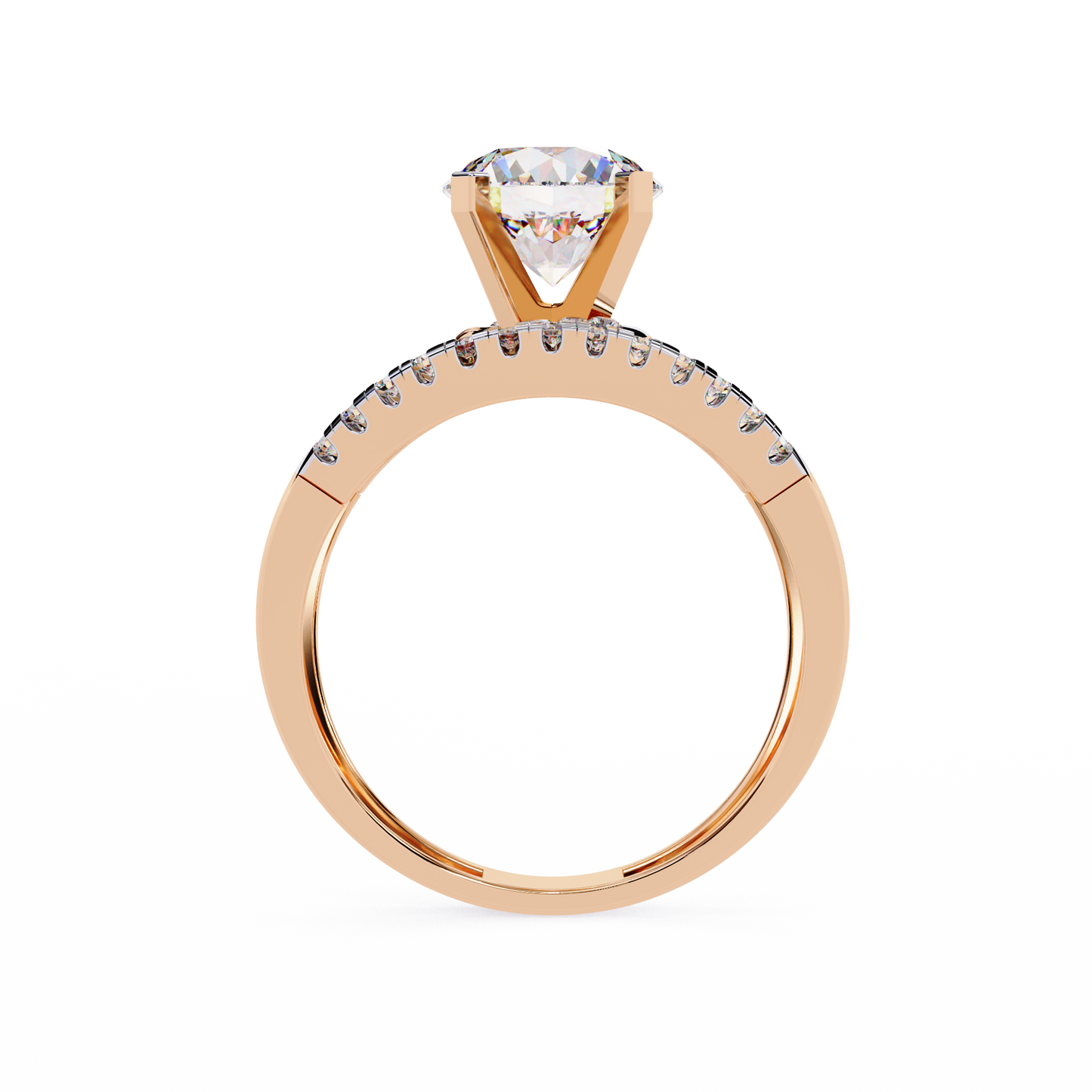 White Colorless 2.38CT Round Cut Diamond Statement Cluster Elegant Vintage-Inspired Perfect Engagement Ring