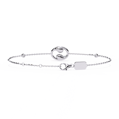 White Colorless Round Cut Lab Grown Diamond Elegant Vintage Classic Stackable Every Day Cuff Bracelet - HIGHCARAT DIAMONDS