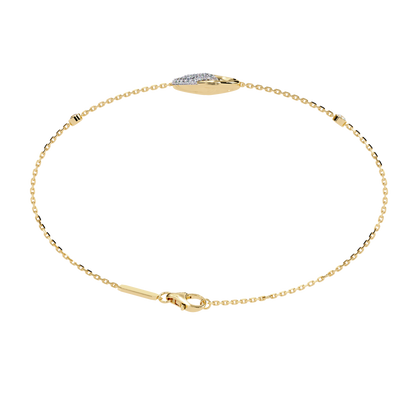 White Colorless Round Cut Lab Grown Diamond Elegant Vintage Classic Stackable Every Day Cuff Bracelet - HIGHCARAT DIAMONDS