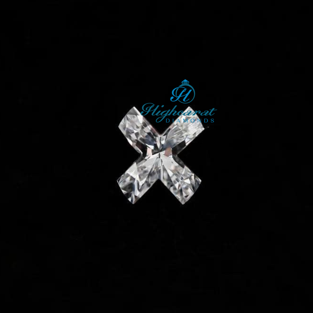 X Alphabet Lab Diamond  High Clarity Cut For Luxury Engravable Jewelry - HIGHCARAT DIAMONDS