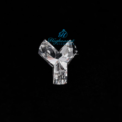 Y Shape Lab-Grown Diamond  Modern Alphabet Cut Stone For Personalized Fine Jewelry & Custom Gifts - HIGHCARAT DIAMONDS