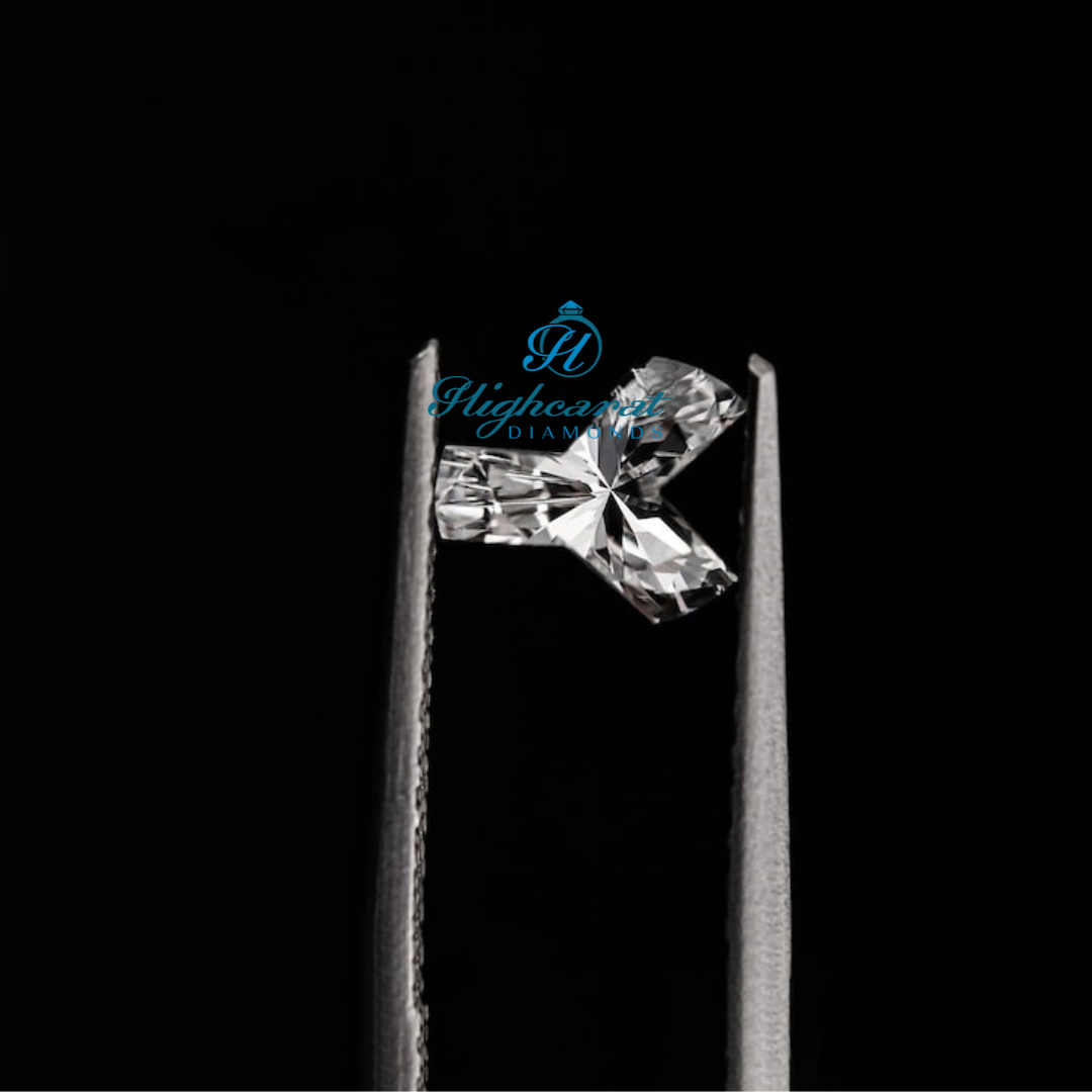 Y Shape Lab-Grown Diamond  Modern Alphabet Cut Stone For Personalized Fine Jewelry & Custom Gifts - HIGHCARAT DIAMONDS