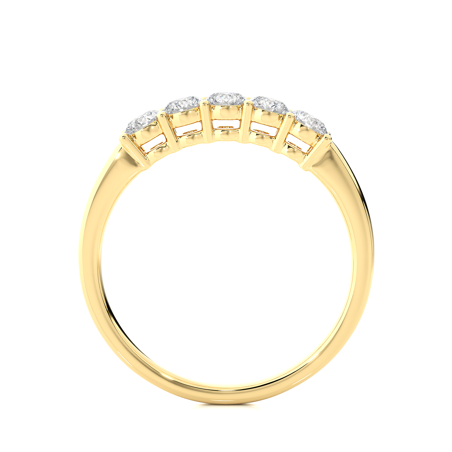 Elegant Eternity Band Ring 0.51 CT Labgrown Diamond Perfect Anniversary Gift For Her