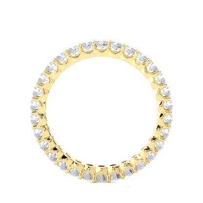 1.20 Ct Round Shaped Colorless Lab Grown & Natural Diamond Eternity Band Ring  For Wedding And Also Using Wear Using Unisex