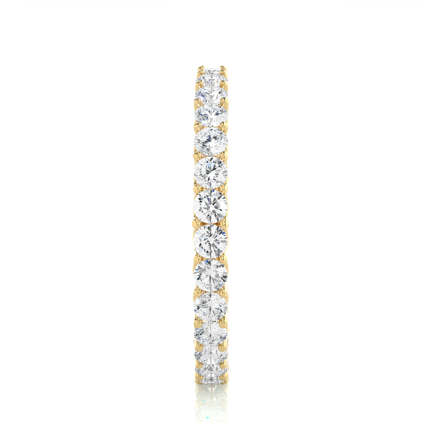 1.20 Ct Round Shaped Colorless Lab Grown & Natural Diamond Eternity Band Ring  For Wedding And Also Using Wear Using Unisex