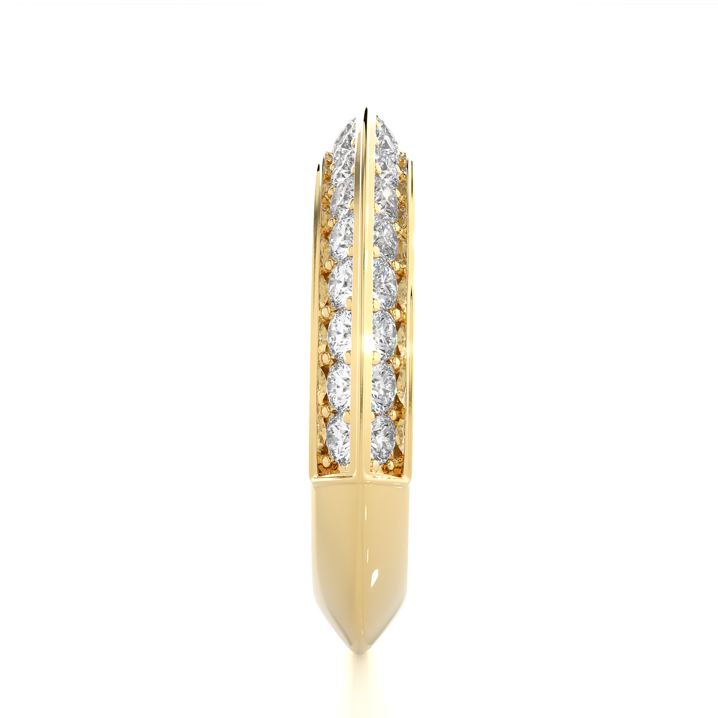 White Gold Diamond Eternity Band Ring Full Pave Set Brilliant Round-Cut Diamond Luxury Wedding or Anniversary Ring for Women