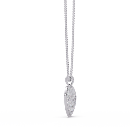 Yellow Gold Heart Shape Lab-Grown Diamond Pendant - HIGHCARAT DIAMONDS