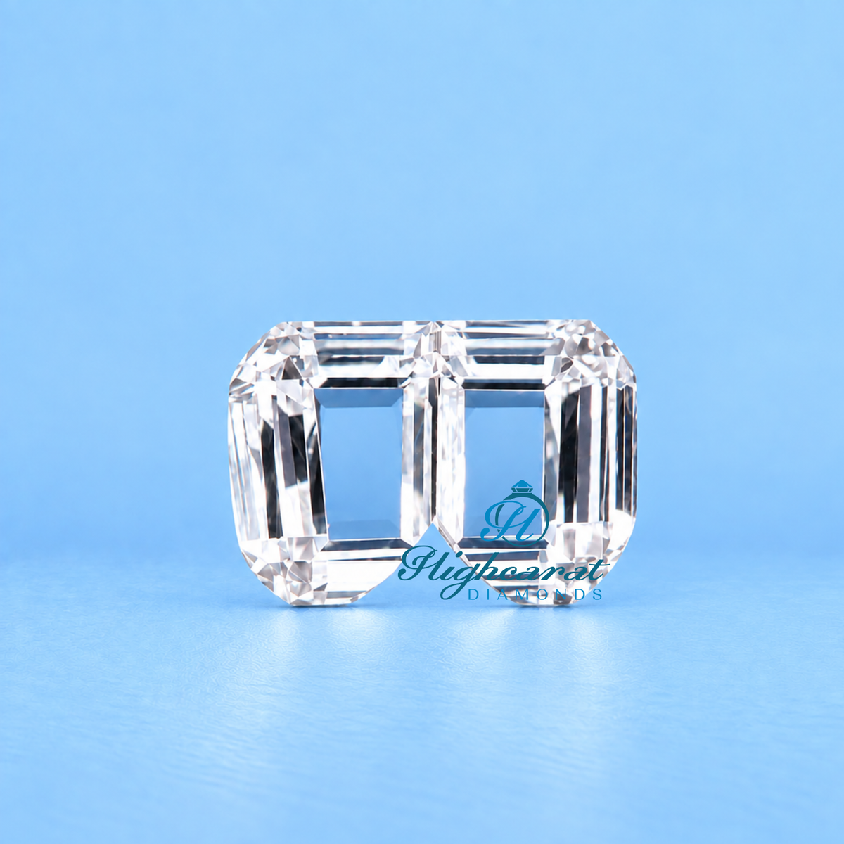 Detailed B shape lab grown diamond