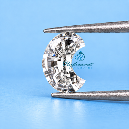 C alphabet shape certified lab grown diamond