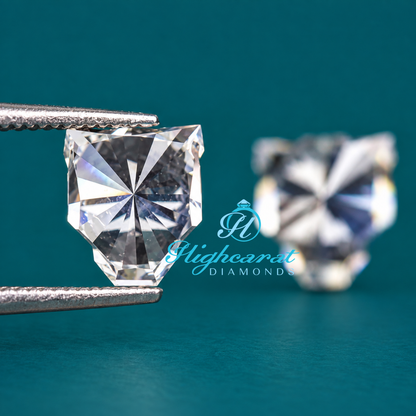 Cheetah shape fancy cut lab grown diamond