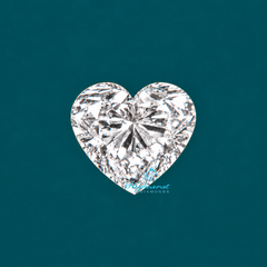 Lab Grown Heart Shaped Diamond Loose Certified Stone