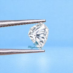 Close-Up of Loose Heart Shaped Lab Grown Diamond