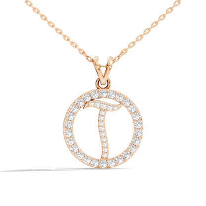 Minimalist Diamond Pendant for Her Elegant Handmade Jewelry In 14K Solid White Gold - HIGHCARAT DIAMONDS