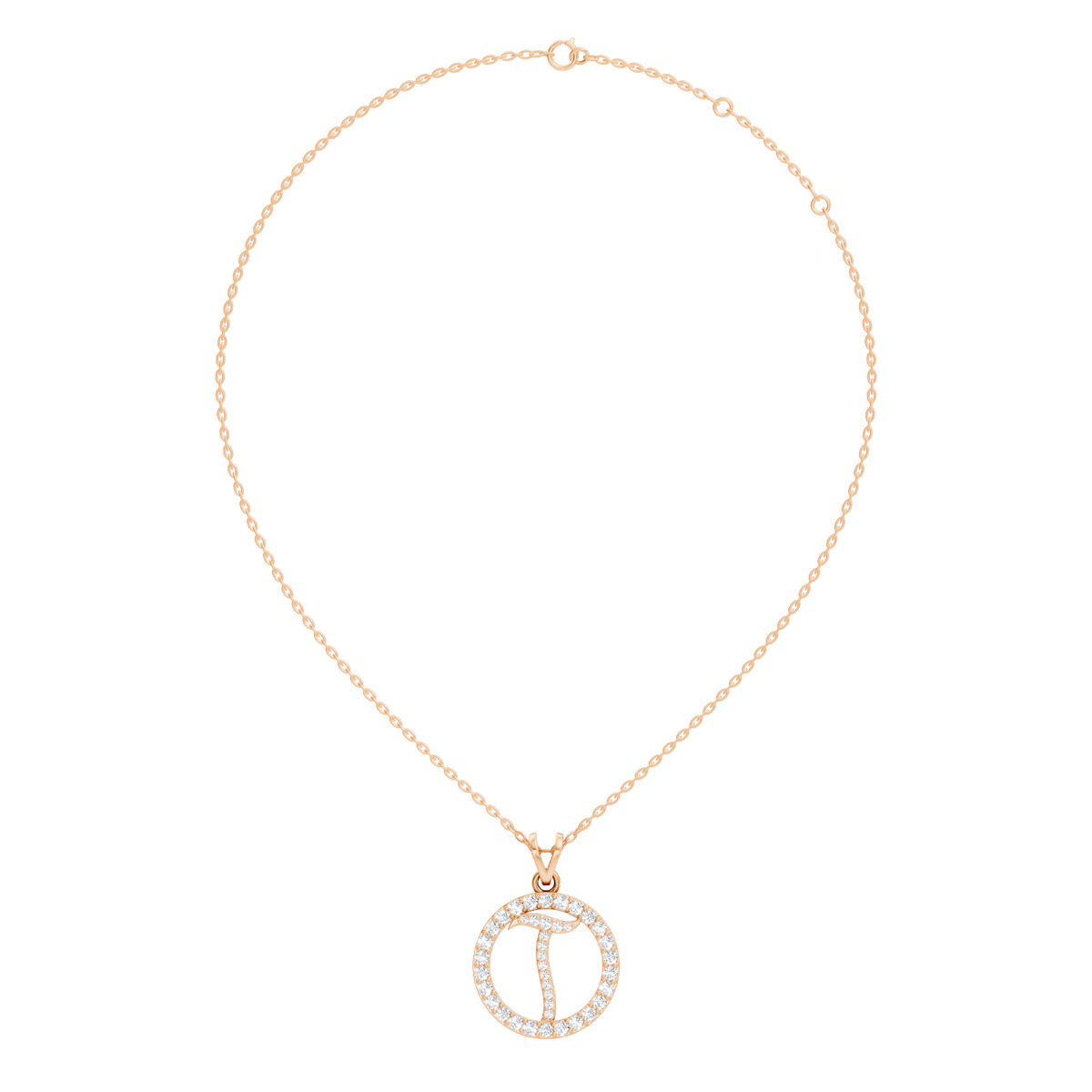 Minimalist Diamond Pendant for Her Elegant Handmade Jewelry In 14K Solid White Gold - HIGHCARAT DIAMONDS