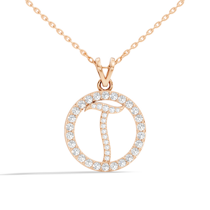 Minimalist Diamond Pendant for Her Elegant Handmade Jewelry In 14K Solid White Gold - HIGHCARAT DIAMONDS