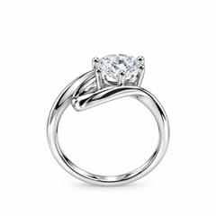 Marquise Wave Cut Lab Grown Diamond Ring