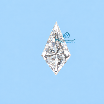 Detailed kite cut lab grown diamond