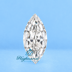 Marquise cut lab grown diamond Moval style stone