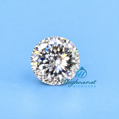 Antique Portuguese cut round lab grown diamond