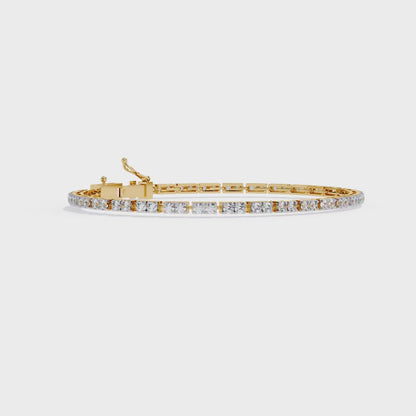 2.30Ct Round Cut Dimond Antique Delicate Minimalist Dainty Vintage Tannins Wedding Bracelet Gift For Women's