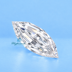 Elongated Marquise Step Cut Lab Grown Diamond
